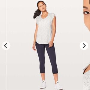 🚨LAST CHANCE🚨 Lululemon Sweat Times Short Sleeve
Tiger Space Dye Hail White